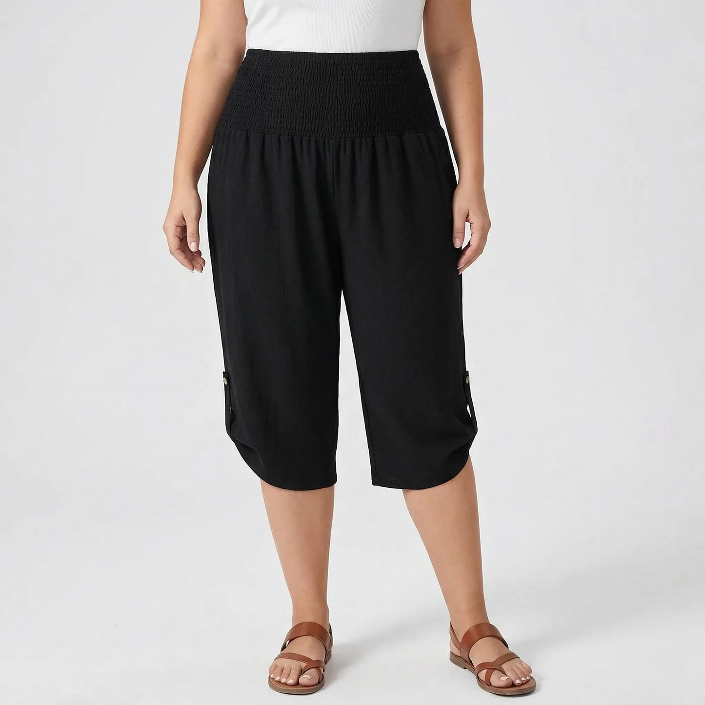 Kurze Damenhose In Großen Größen - Gladys