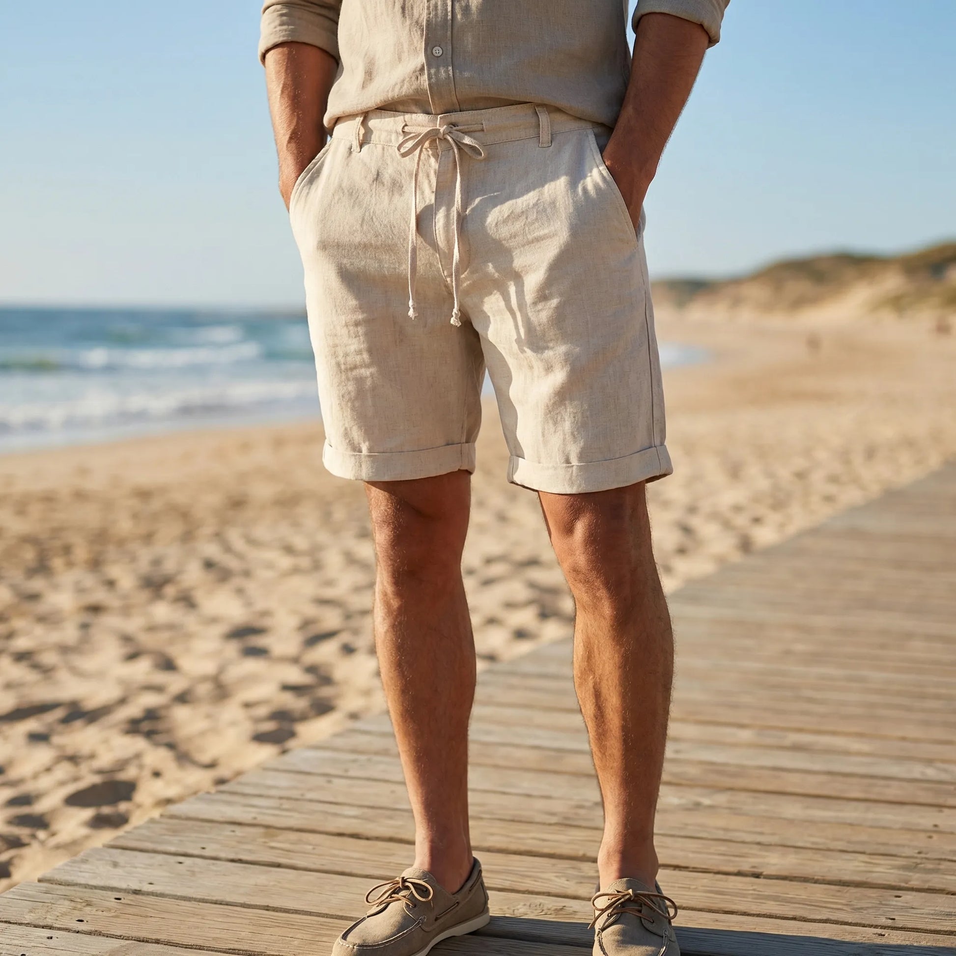 Kurze Herrenshorts Mit Schmalem Schnitt - Theodore