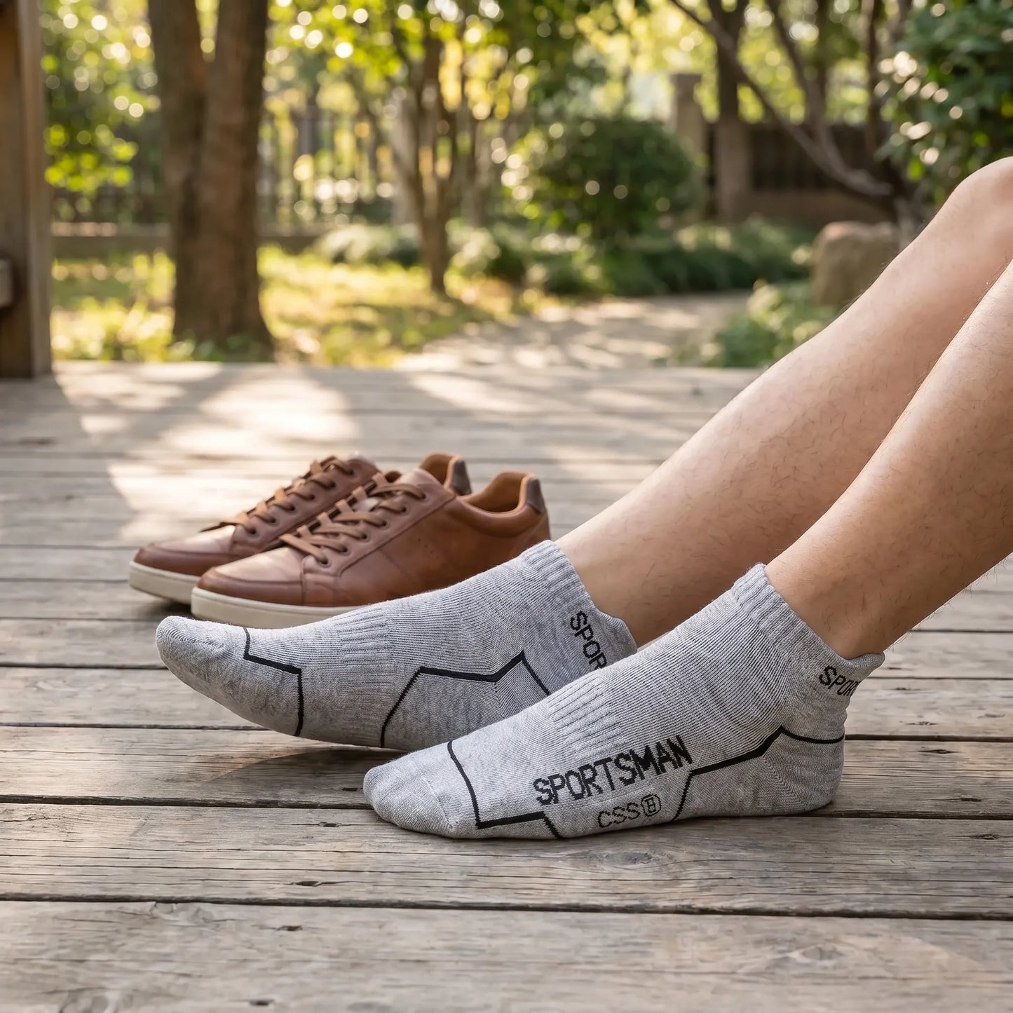 Kurze Sportsocken Mit Luftdurchlässiger Struktur -  Strideknit