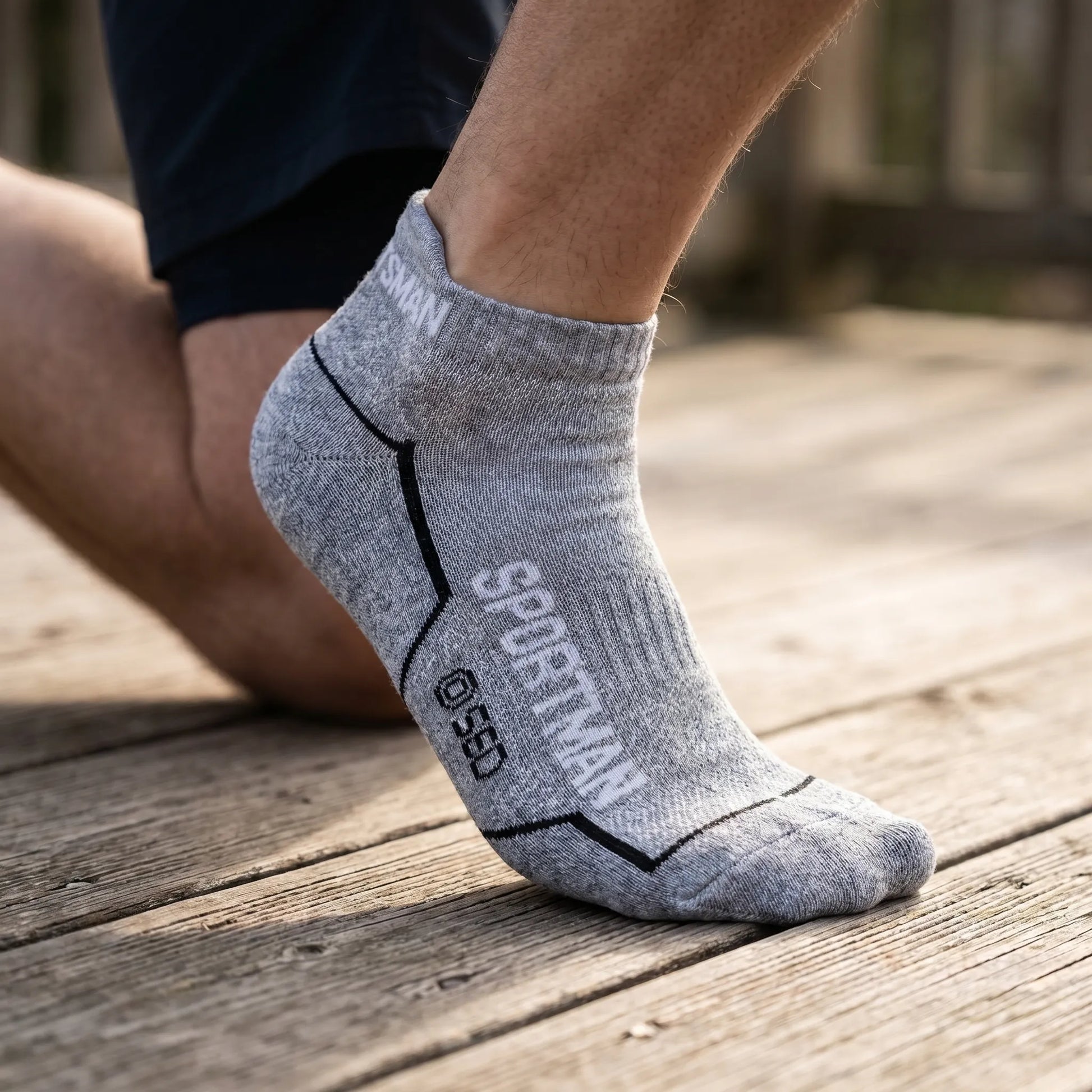 Kurze Sportsocken Mit Luftdurchlässiger Struktur -  Strideknit