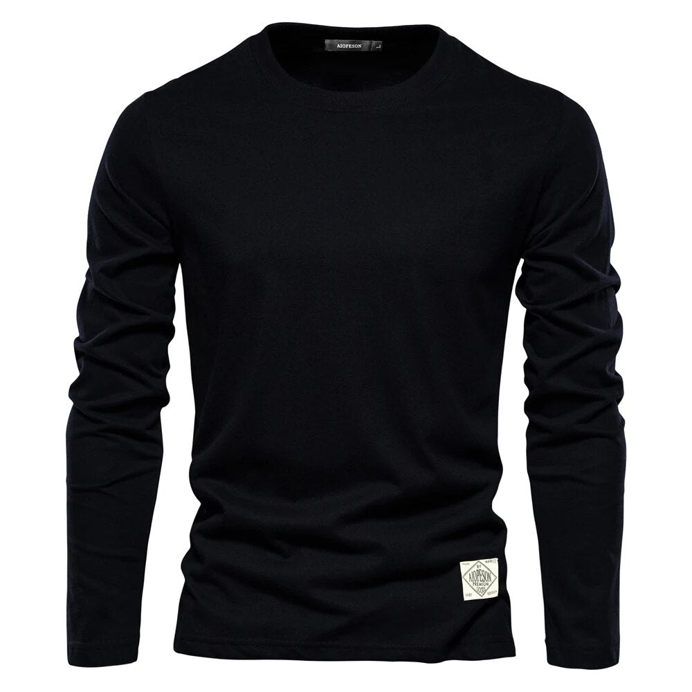 Klassisches Herren Langärmeliges Baumwollshirt – Joris