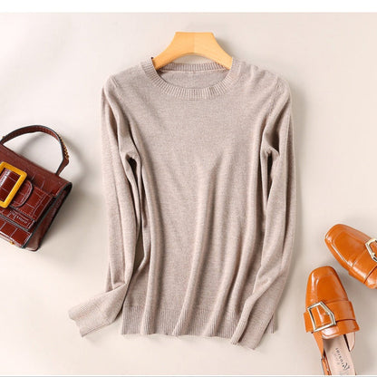 Langarm-Pullover Mit Rundhalsausschnitt - Katrin