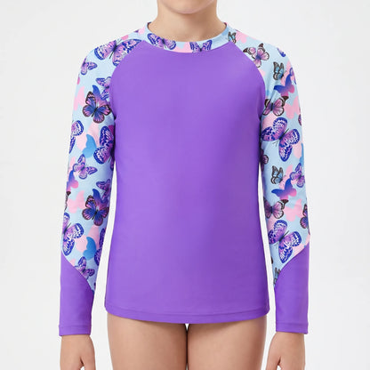 Langarm-Rashguard für Mädchen - Velyra