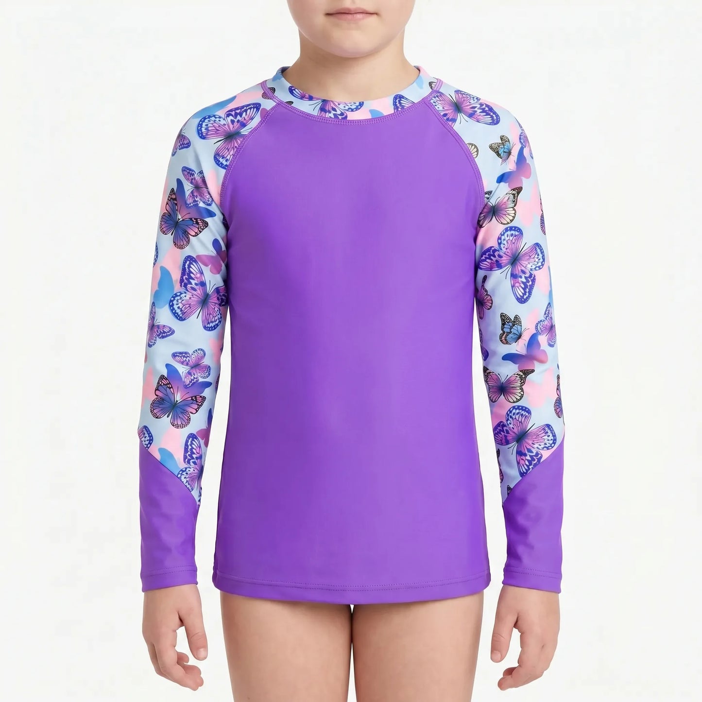 Langarm-Rashguard für Mädchen - Velyra