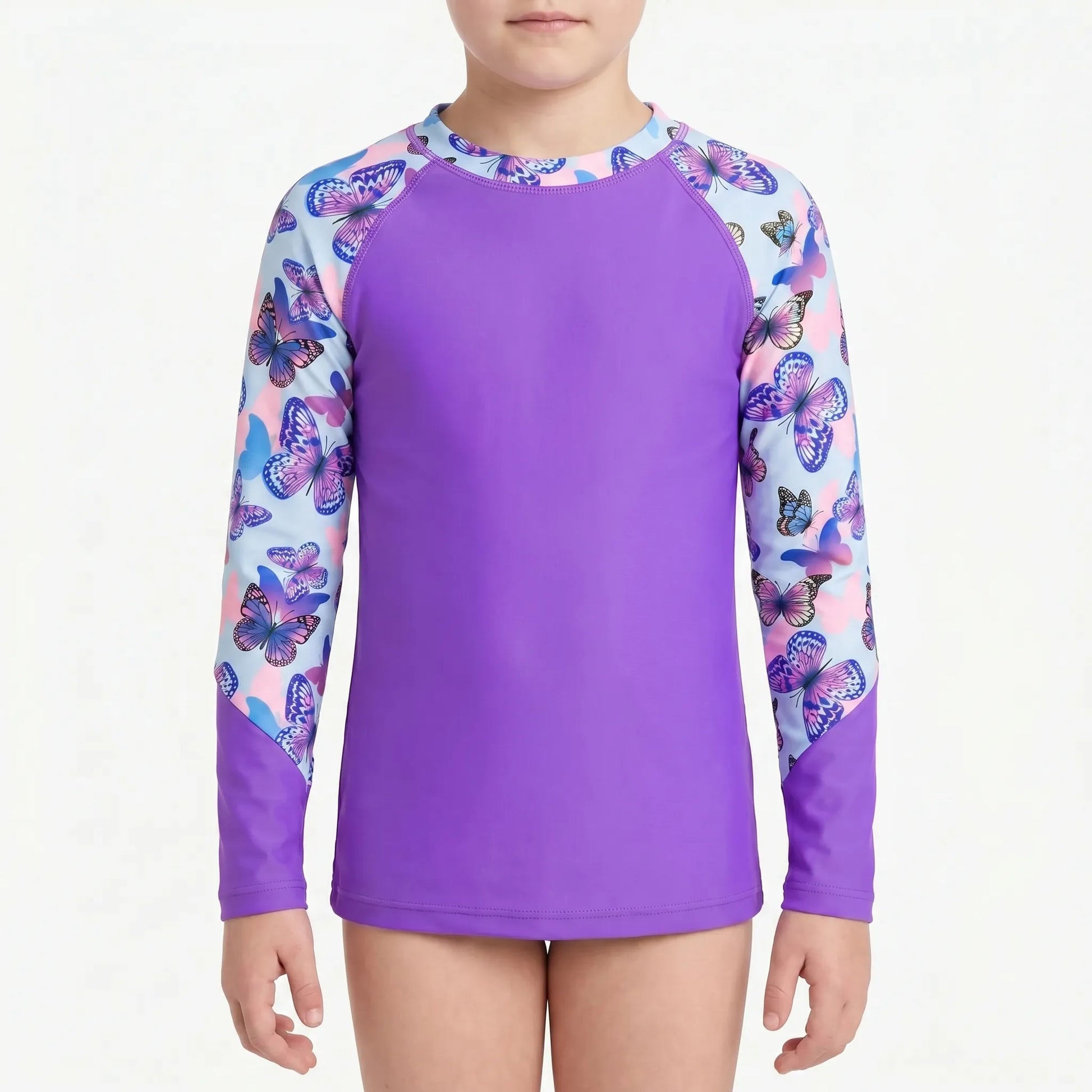 Langarm-Rashguard für Mädchen - Velyra