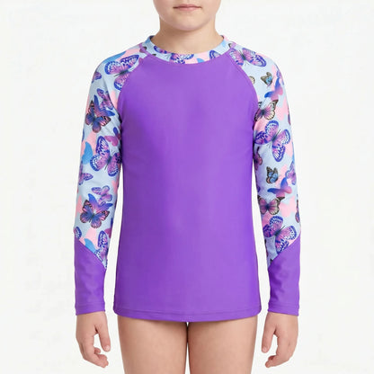 Langarm-Rashguard für Mädchen - Velyra