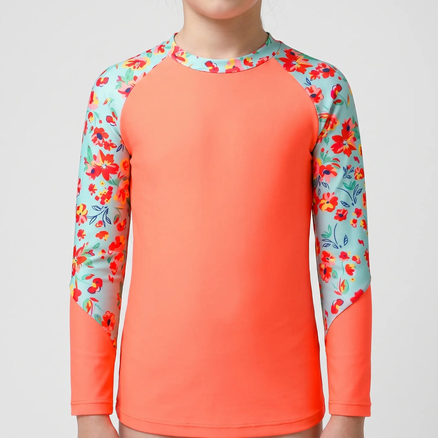 Langarm-Rashguard für Mädchen - Velyra