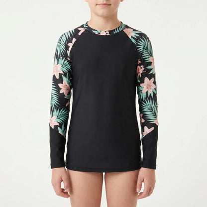 Langarm-Rashguard für Mädchen - Velyra