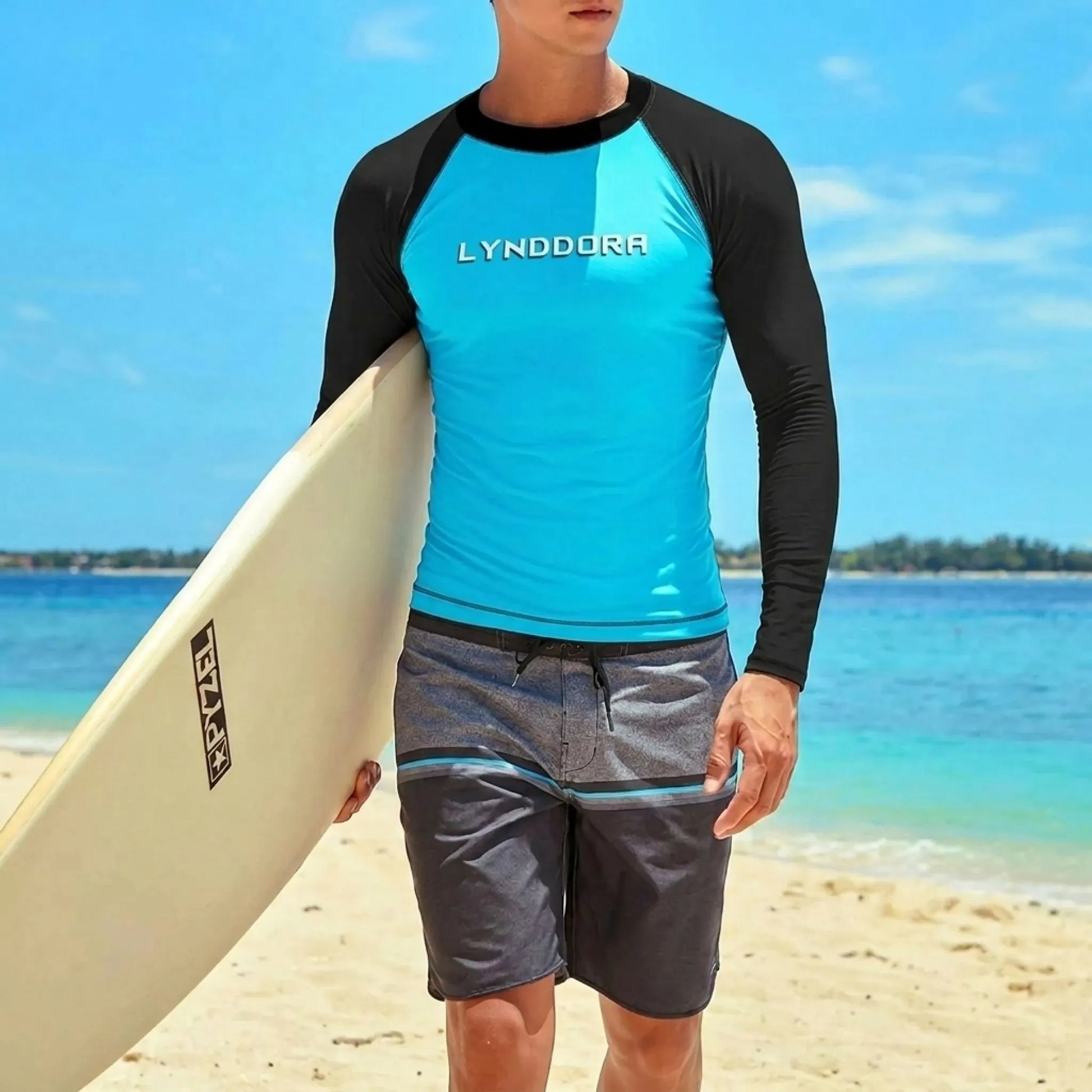 Langarm-Surfshirt - Oceanaura
