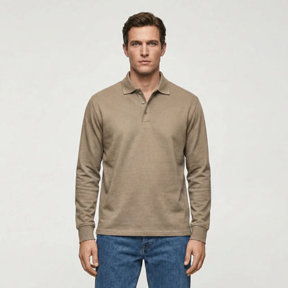 Langarm Polo Shirt Stil - Ilias