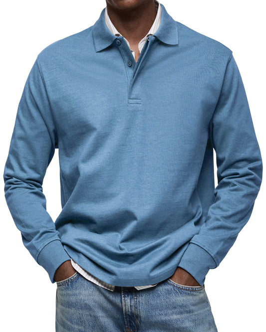Langarm Polo Shirt Stil - Ilias