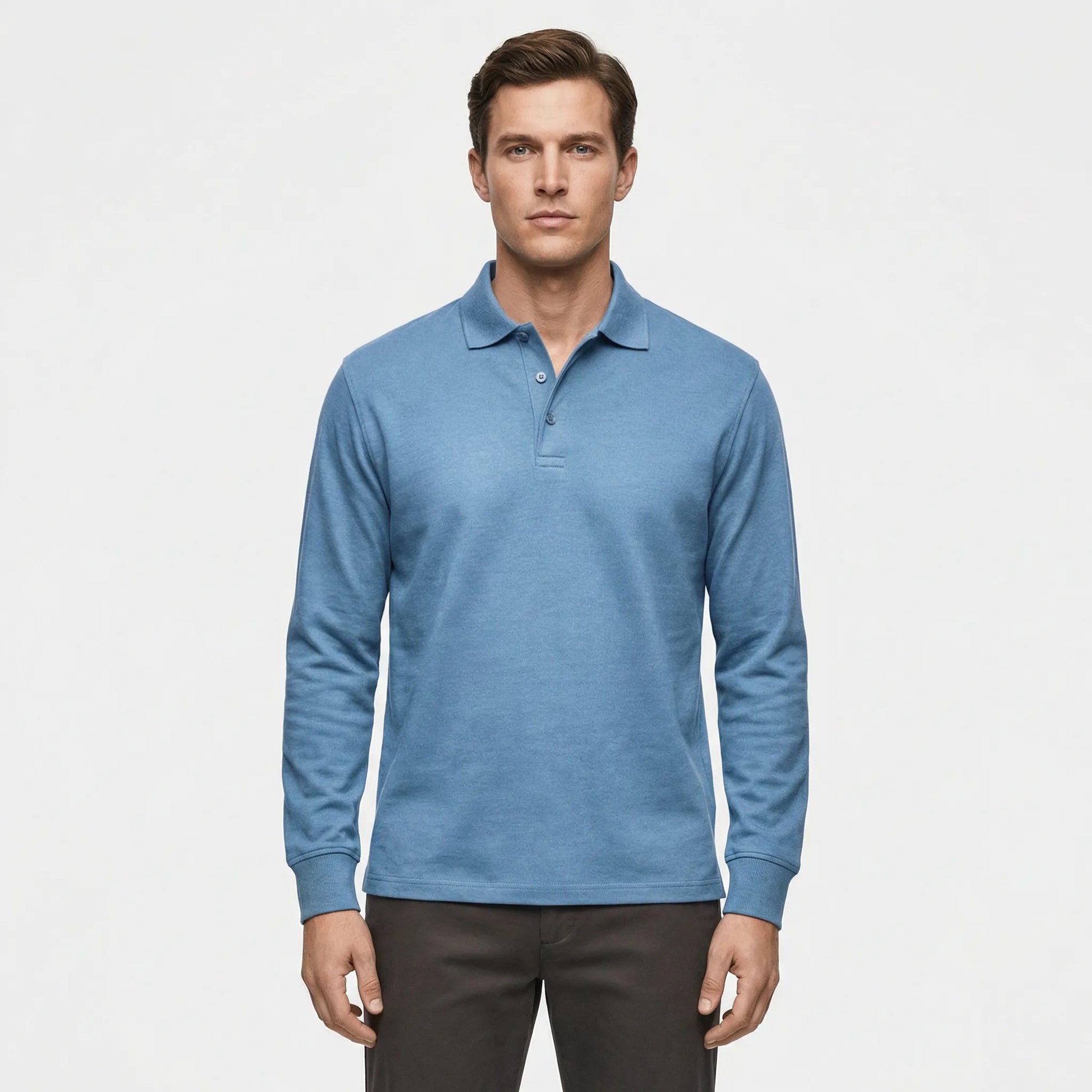 Langarm Polo Shirt Stil - Ilias
