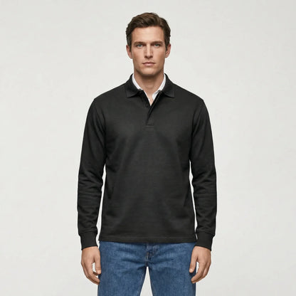 Langarm Polo Shirt Stil - Ilias