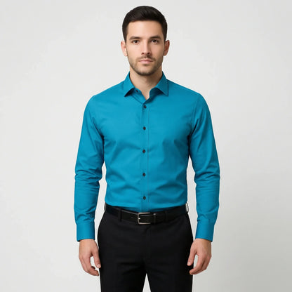 Langarm Slim Fit Hemd - Kian