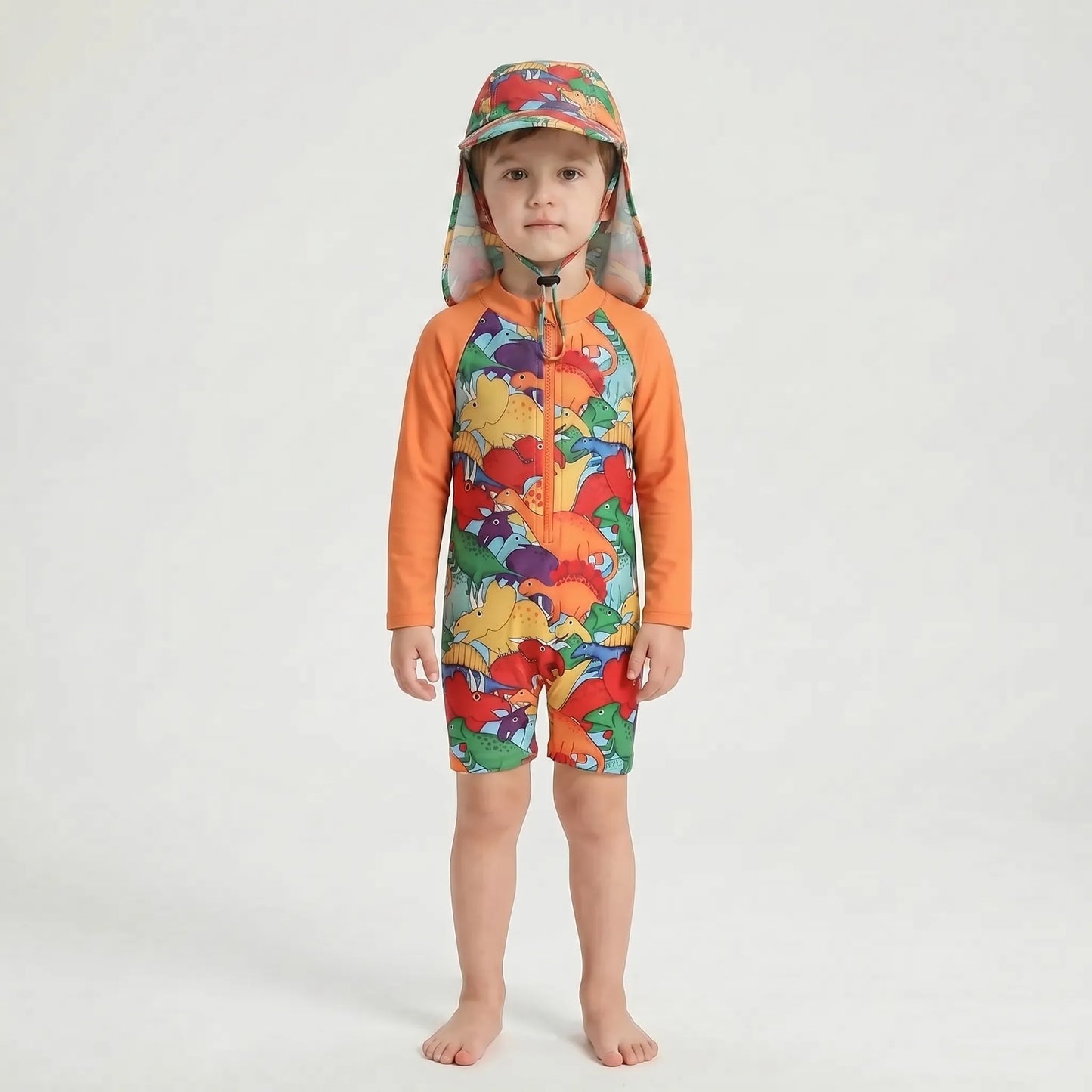 Langärmeliges Badeanzug-Set Für Kleinkinder - Shellkin