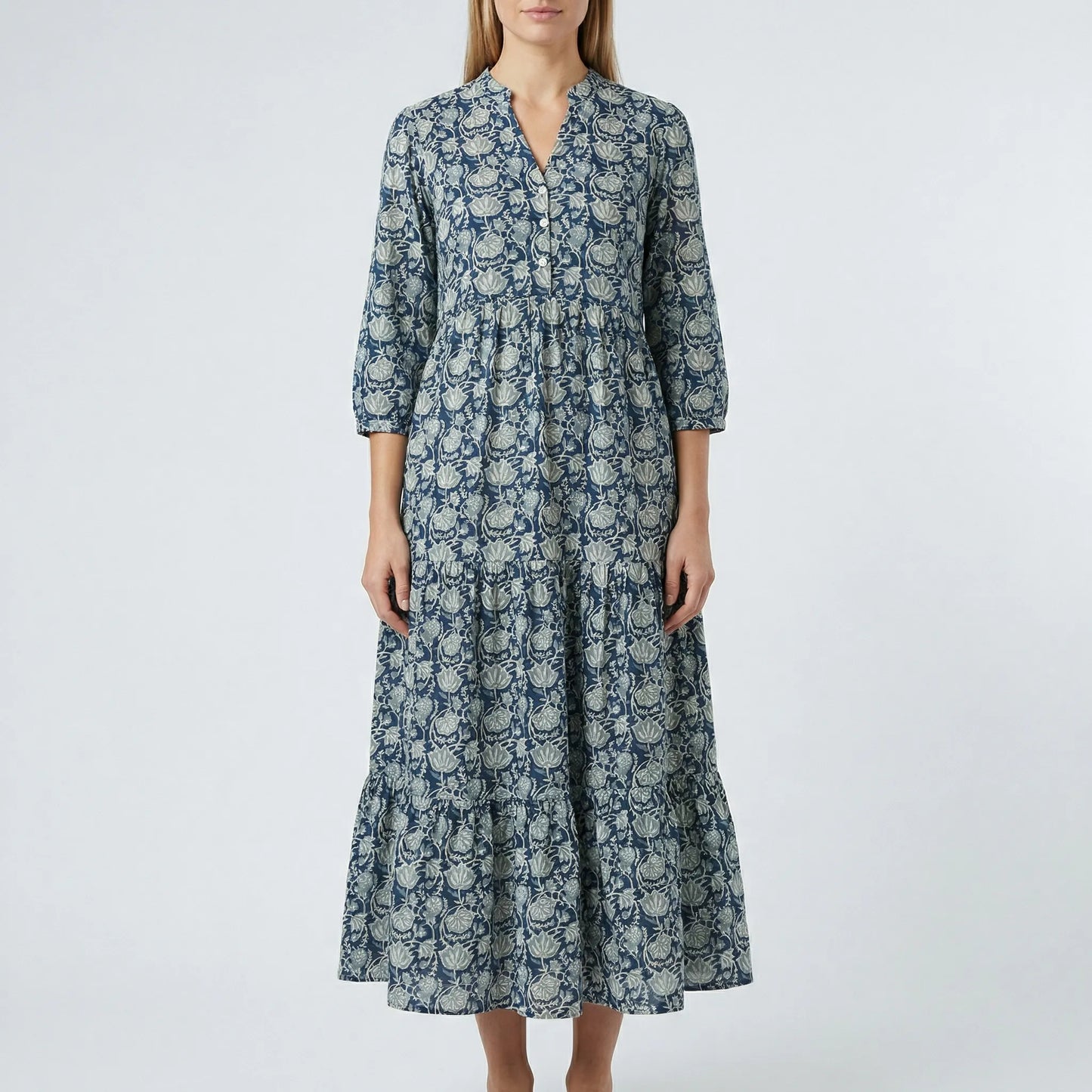 Langärmeliges Maxi Kleid - Joleen