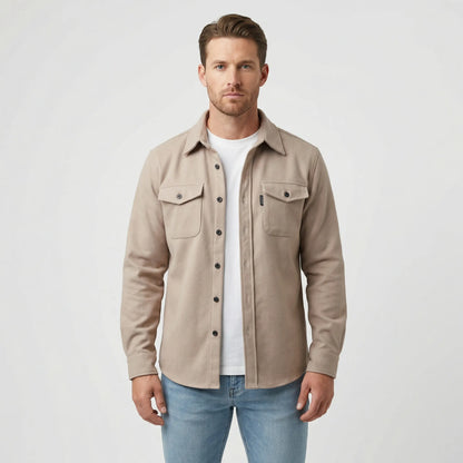 Langärmeliges Overshirt Mit Brusttaschen - Pablo