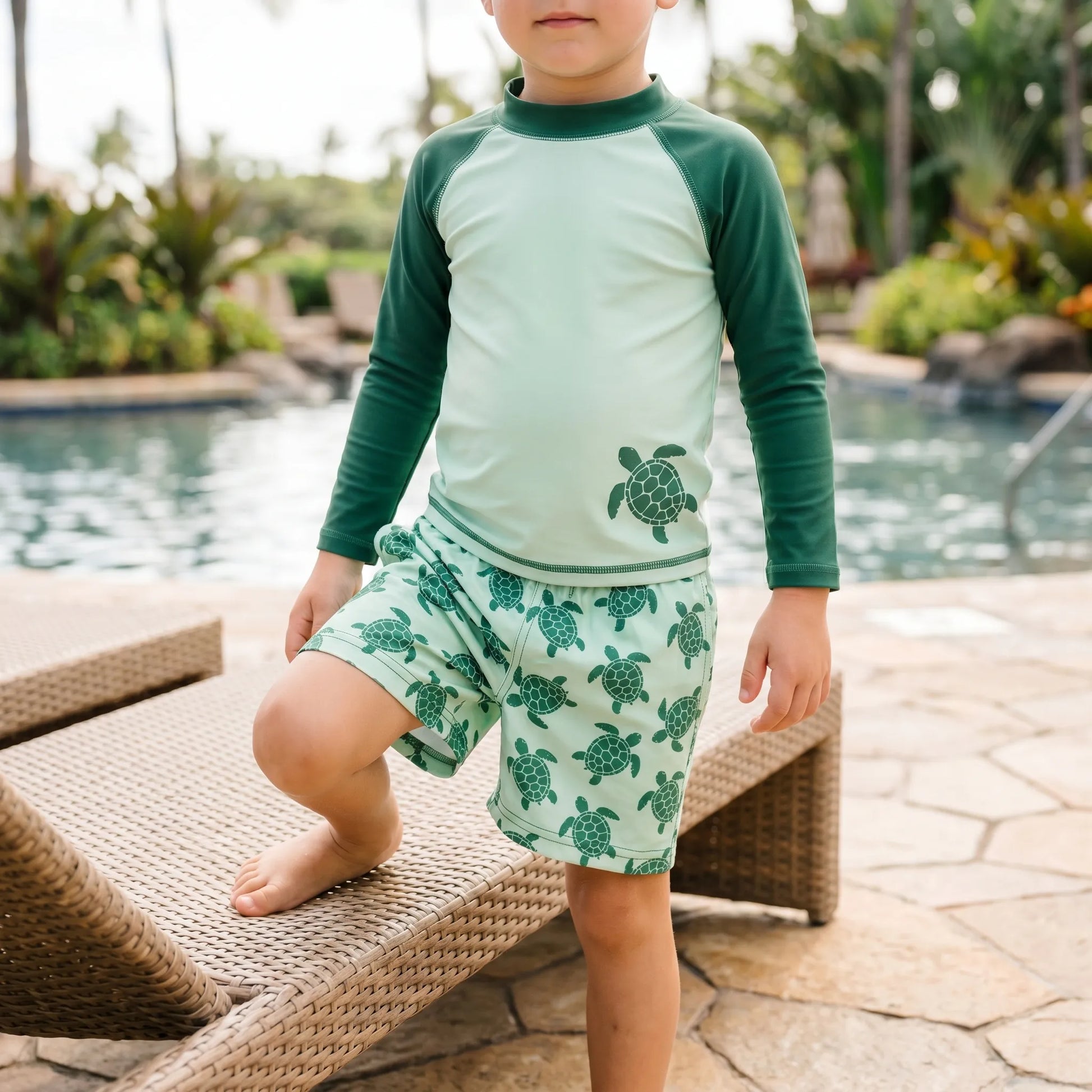 Langärmeliges Schwimm-Set - Shellox
