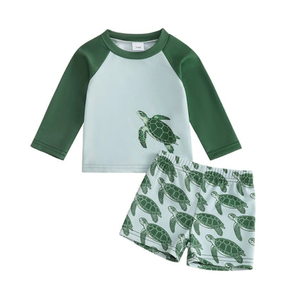 Langärmeliges Schwimm-Set - Shellox