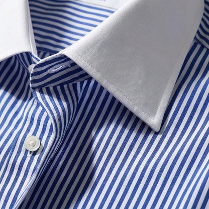 Langärmliges Herrenhemd Mit Muster Im Retro-Stil - Danny