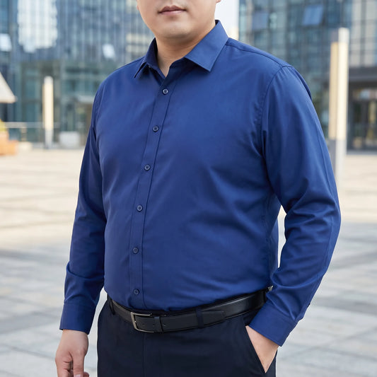 Langärmliges Herrenhemd Slim Fit - Percy