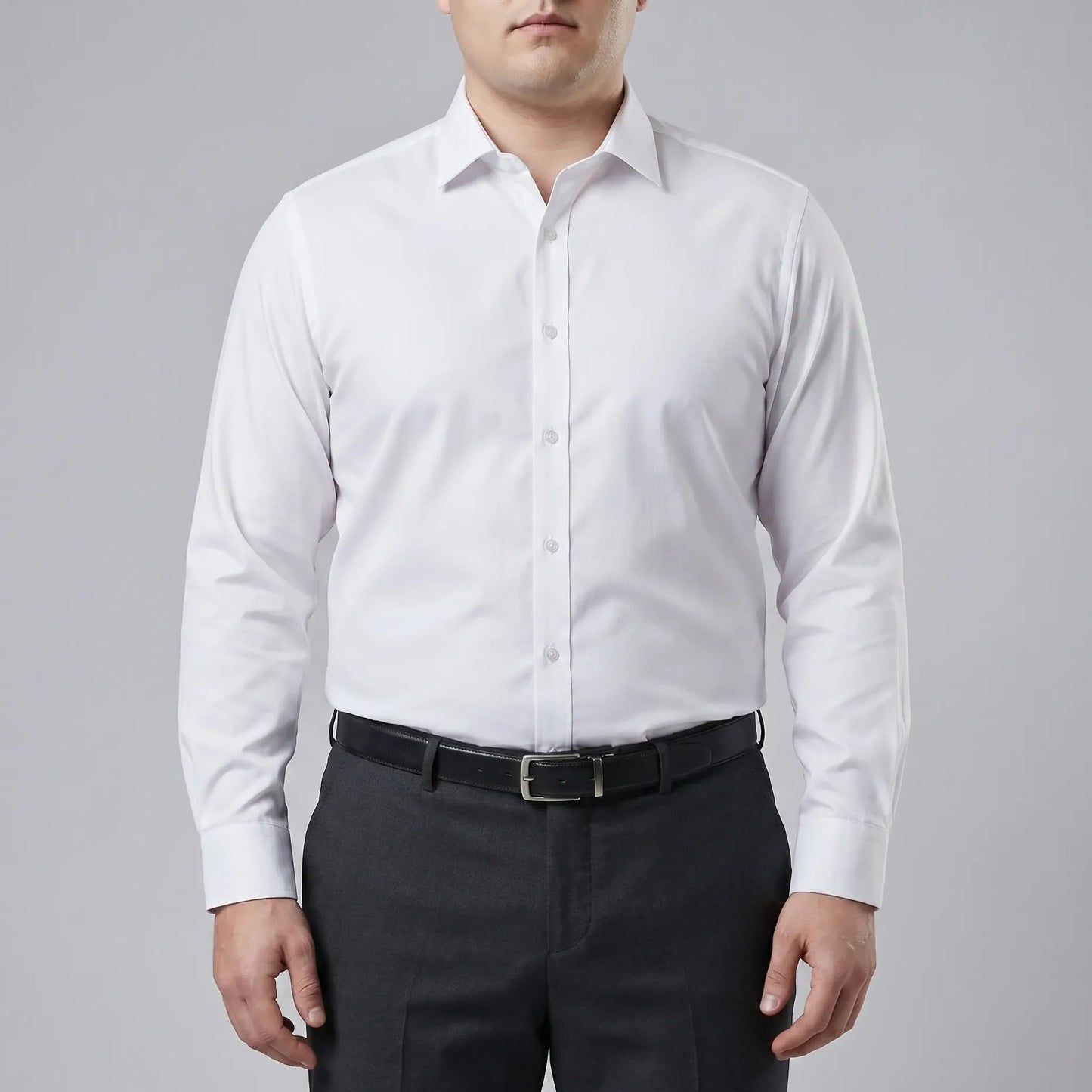 Langärmliges Herrenhemd Slim Fit - Percy