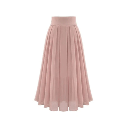 Trendy Plissierter Maxirock mit Hoher Taille – Mirella