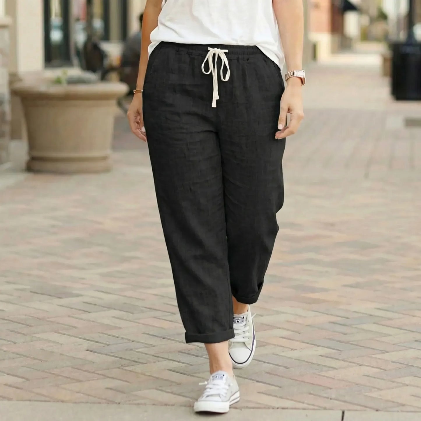 Lange Damenhose Mit Geradem Bein - Rita