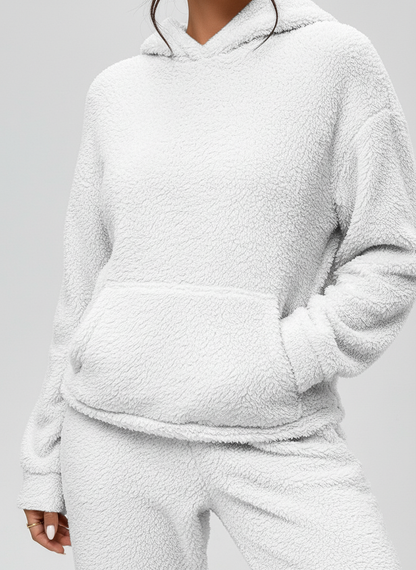 Langer Hoodie Mit Tasche -  Saskia