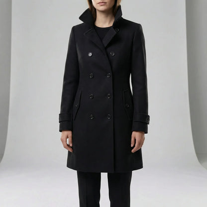 Langer Taillierter Trenchcoat - Alicia