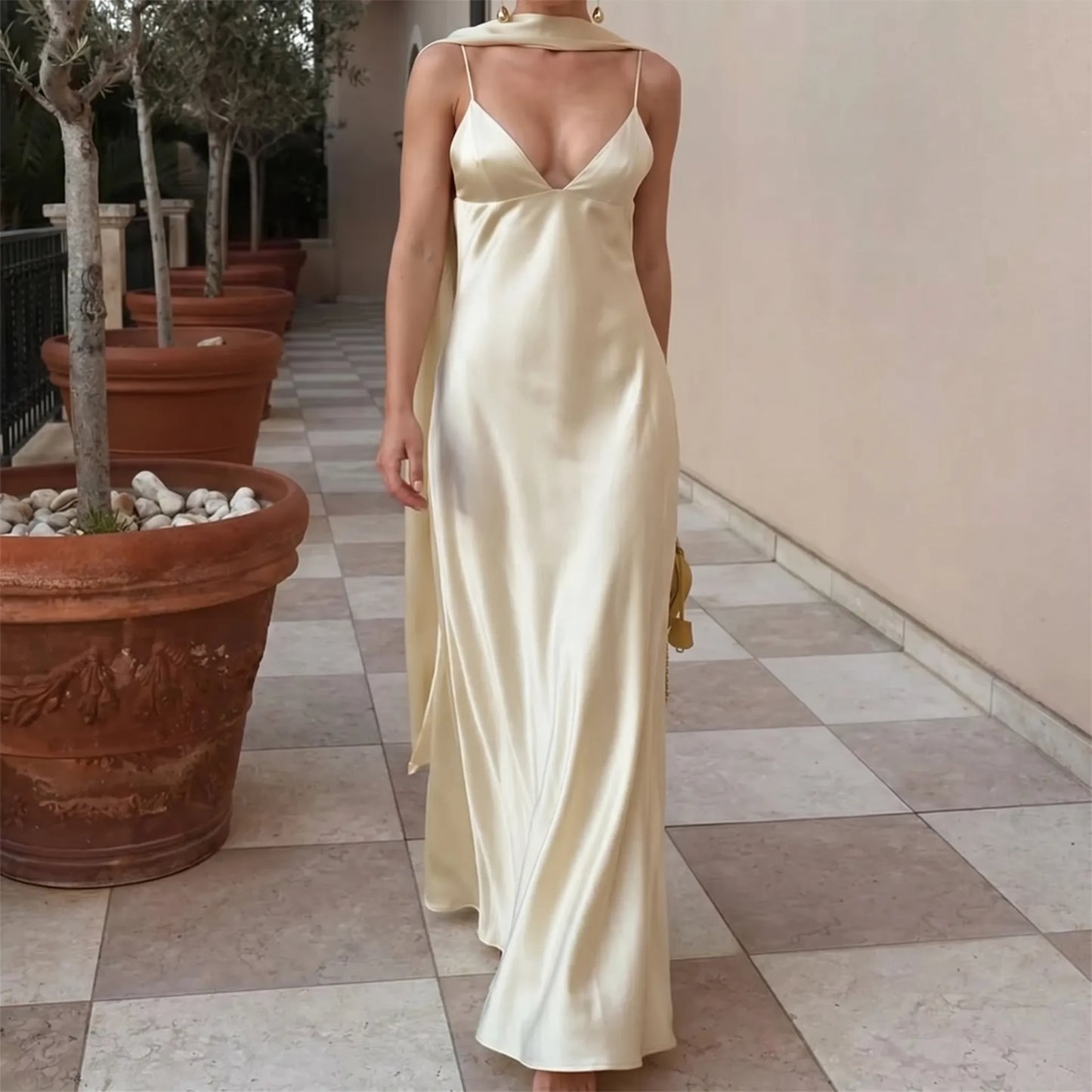 Langes Slipkleid -  Lois