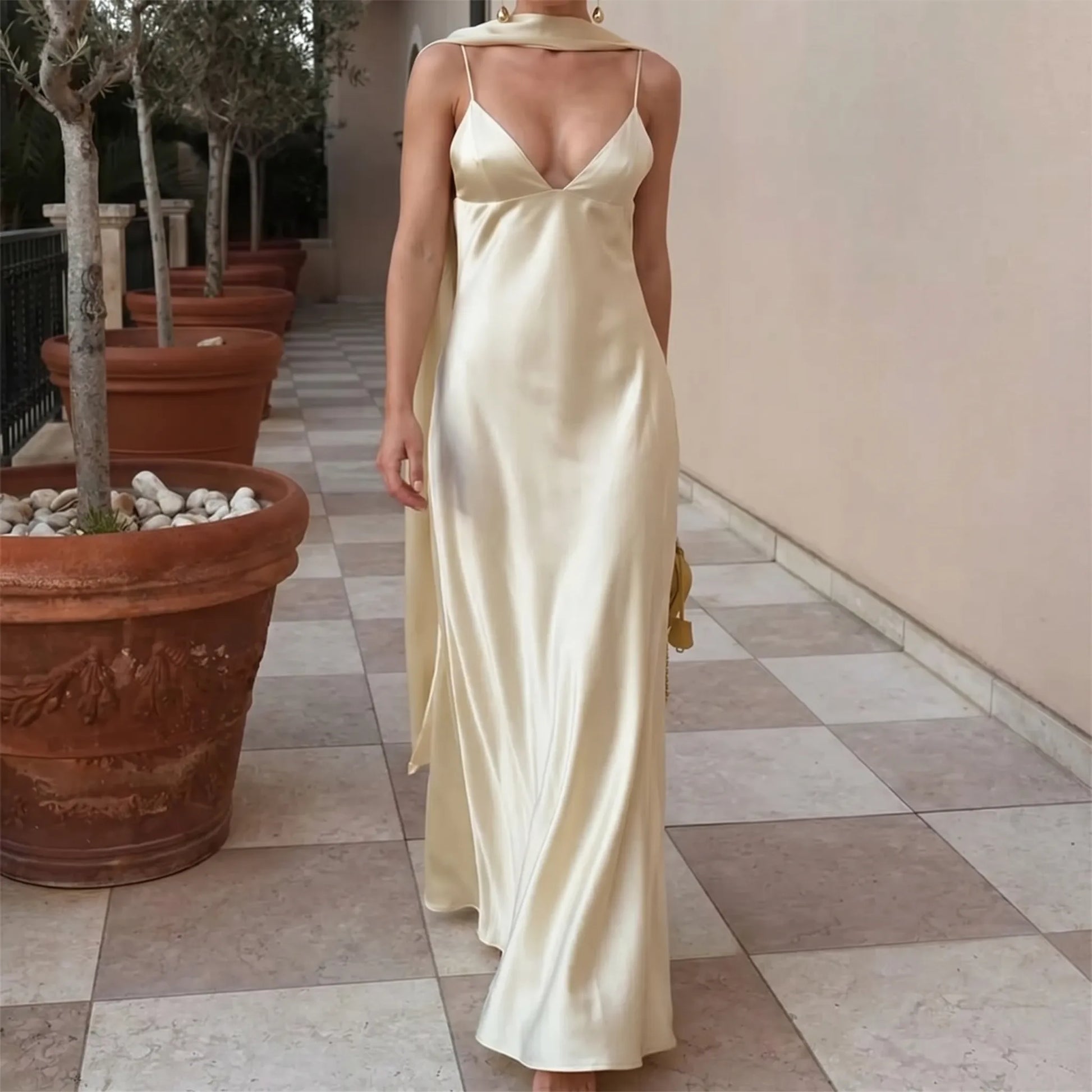 Langes Slipkleid -  Lois