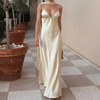 Langes Slipkleid -  Lois