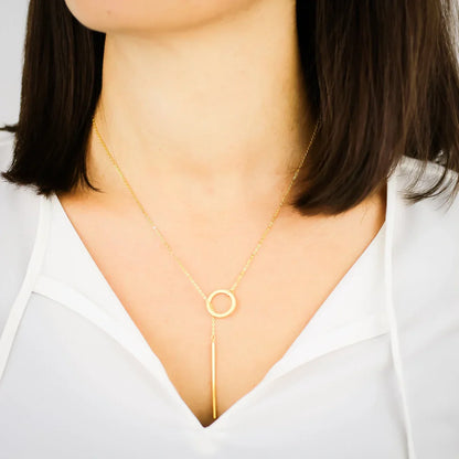 Lariat Halskette - GoldWave