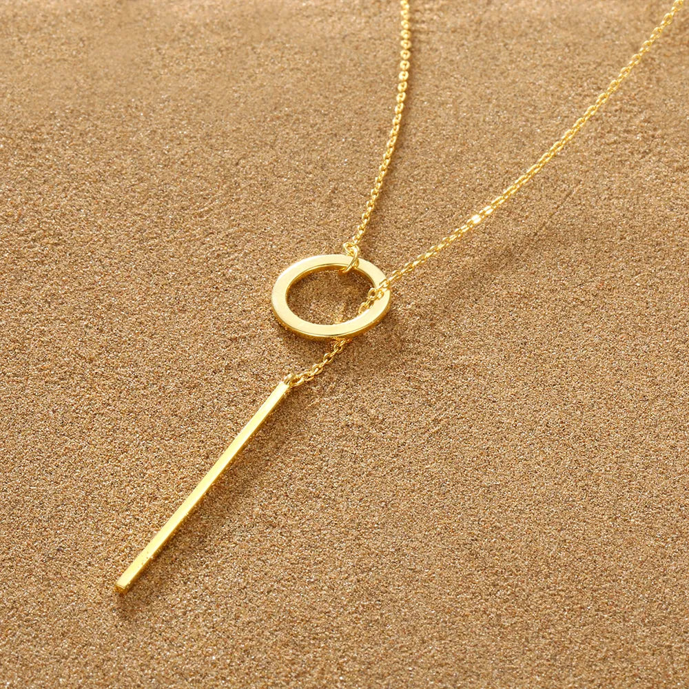 Lariat Halskette - GoldWave