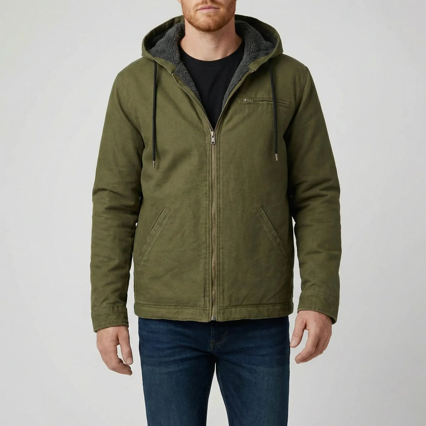 Lässige Kapuzenjacke Zum Layern - Yves