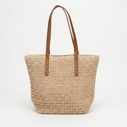 Lässige Strohtasche Für Den Sommer - Wovena