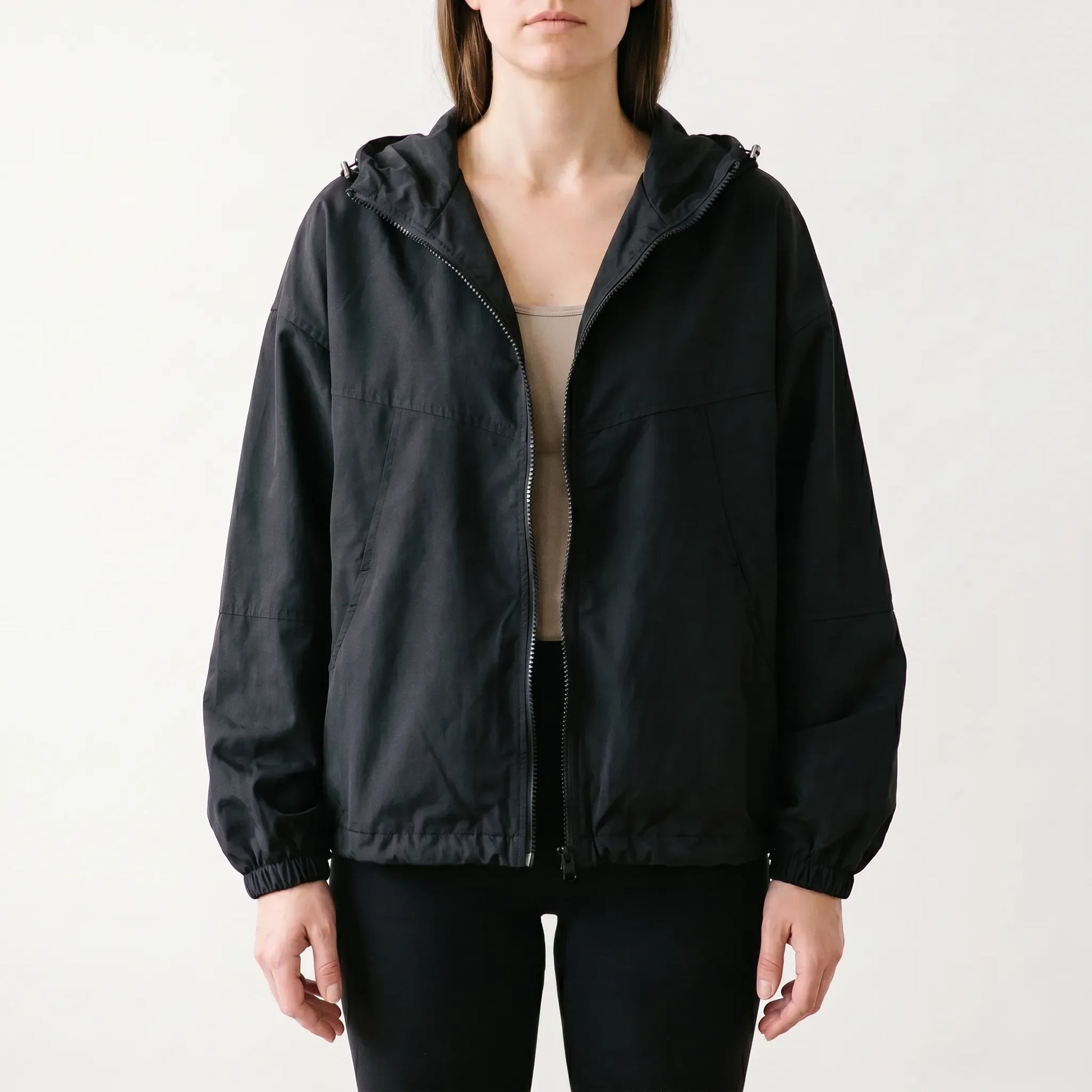 Lässige Windbreaker Jacke Mit Kapuze -  Regina