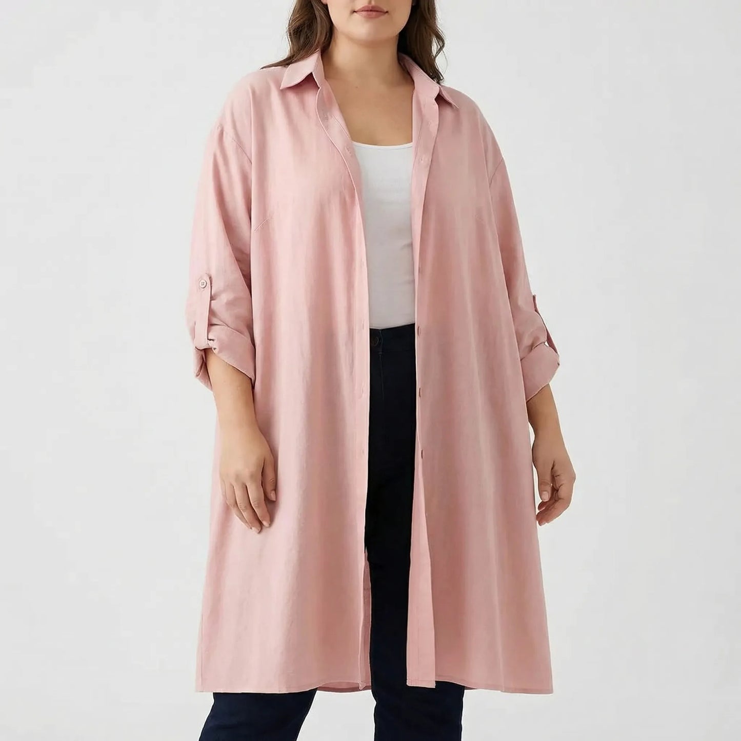 Lässiges Plus-Size-Oberteil Im Koreanischen Stil - Sophia