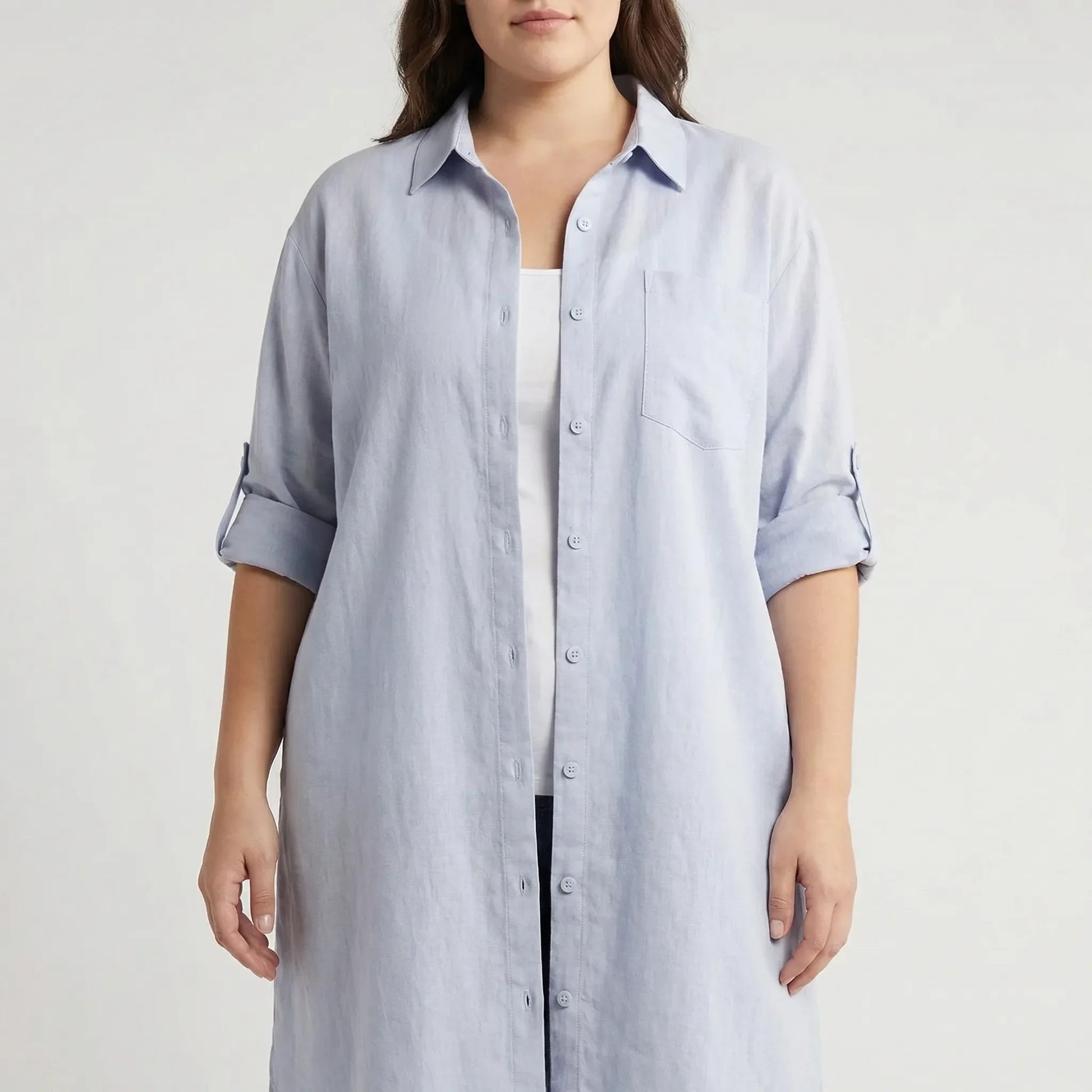 Lässiges Plus-Size-Oberteil Im Koreanischen Stil - Sophia
