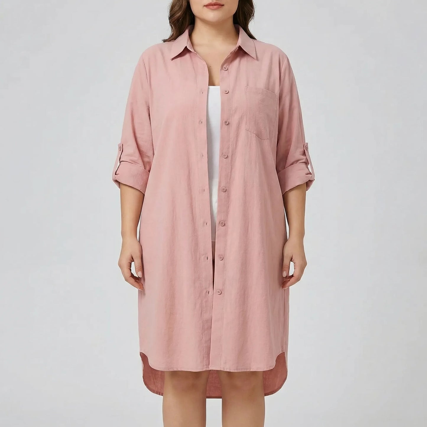 Lässiges Plus-Size-Oberteil Im Koreanischen Stil - Sophia