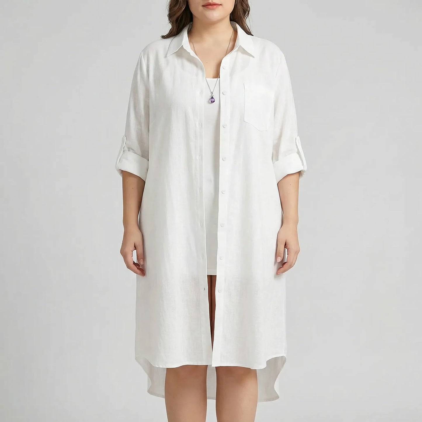 Lässiges Plus-Size-Oberteil Im Koreanischen Stil - Sophia
