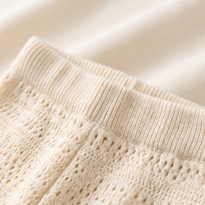 Lässiges Sommer-Set Im Lochstrick-Design - Aerina