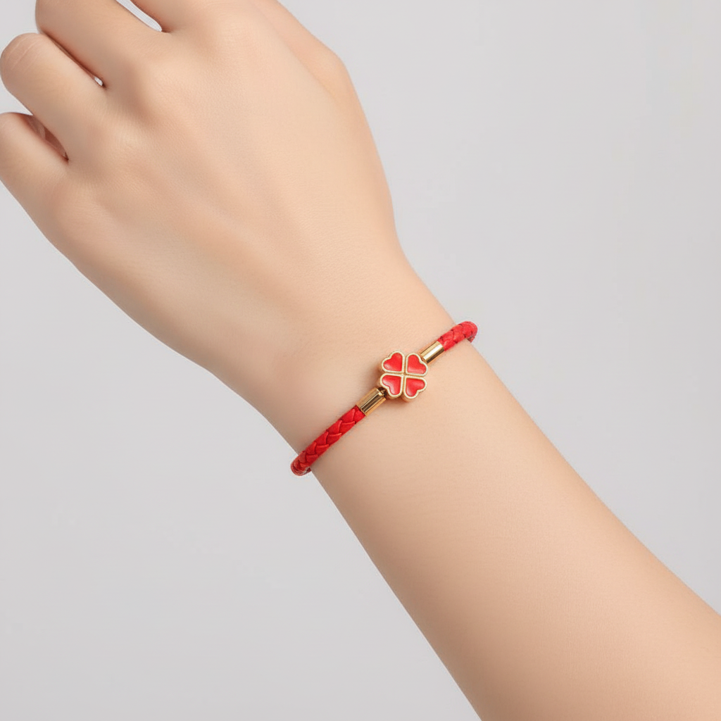 Lederarmband Mit Charme - LuckyBracelet