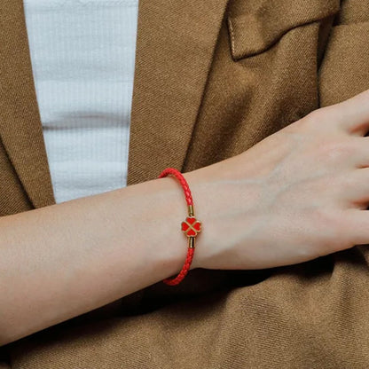 Lederarmband Mit Charme - LuckyBracelet