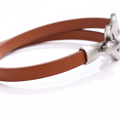 Lederarmband Mit Herzchen - SimpleLove