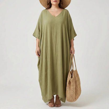 Legerer Kaftan Damen Im Maxi-Schnitt - Vanessa