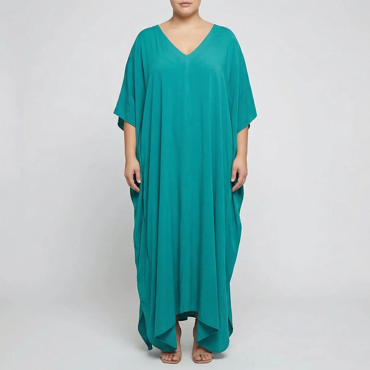 Legerer Kaftan Damen Im Maxi-Schnitt - Vanessa