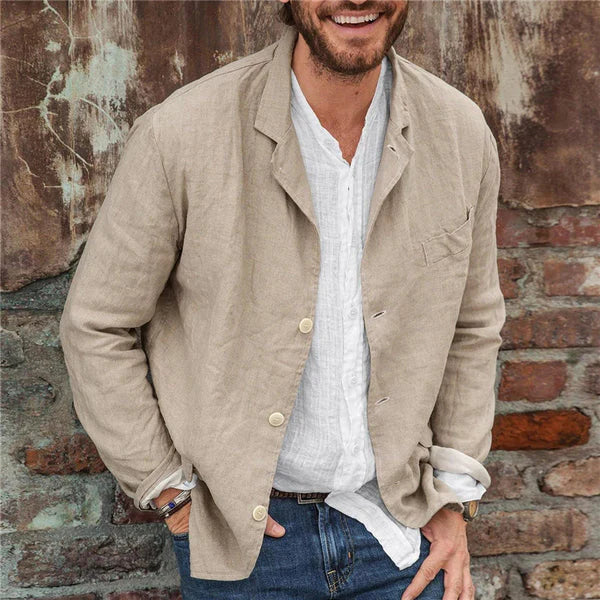 Leichte Jacke Mit Knopfleiste - Henrick