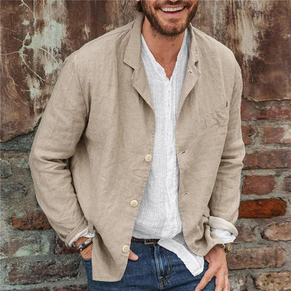 Leichte Jacke Mit Knopfleiste - Henrick